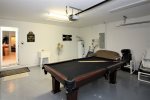 games room in the garage